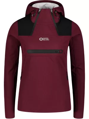 Ženska softshell jakna NORDBLANC KANGAROO NBSSL7895 RDEČA