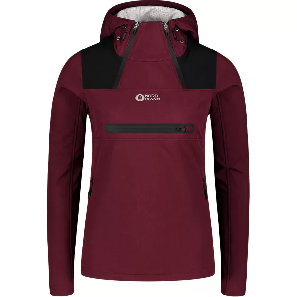  Ženska softshell jakna NORDBLANC KANGAROO NBSSL7895 RDEČA 