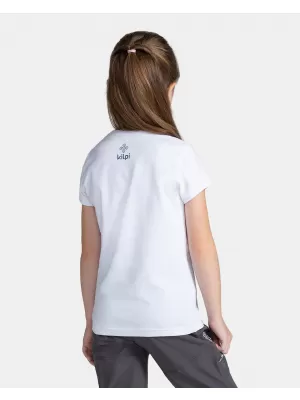 Dekliška majica s kratkimi rokavi KILPI MALGA-JG TJ0306KI BELA
