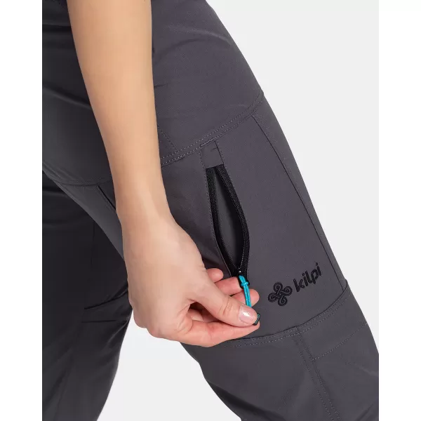  Ženske hlače KILPI BELVELA-W TL0407KI TEMNO SIVA 