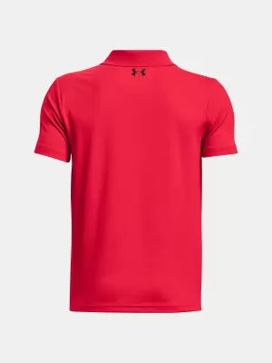 Fantovska majica s kratkimi rokavi UNDER ARMOUR UA PERFORMANCE POLO 1377346-600 RDEČA