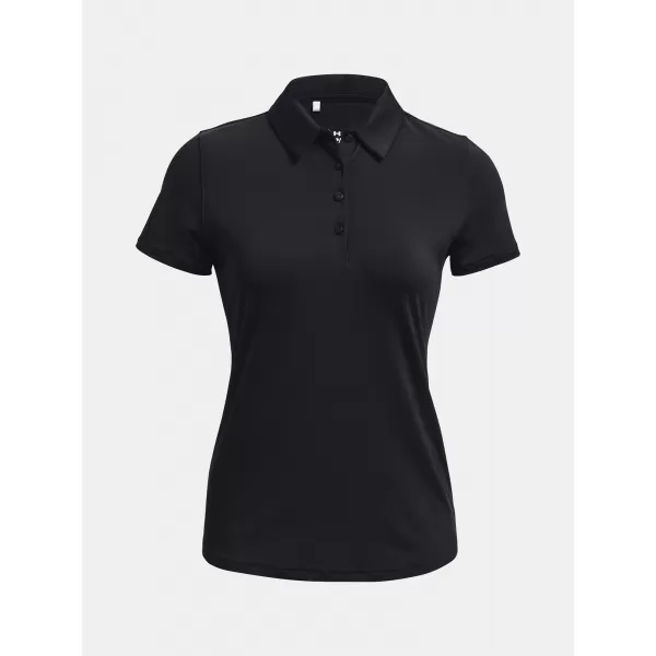 Ženska majica s kratkimi rokavi UNDER ARMOUR UA PLAYOFF SS POLO 1377335-001 ČRNA 