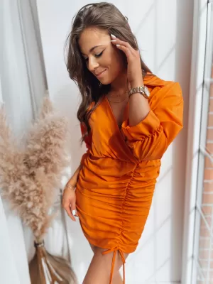 Obleka DSTREET NATI EY2282 ORANŽNA