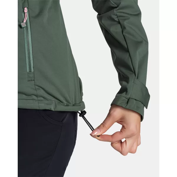  Ženska softshell jakna KILPI BELTRA-W TL0107KI TEMNO ZELENA 