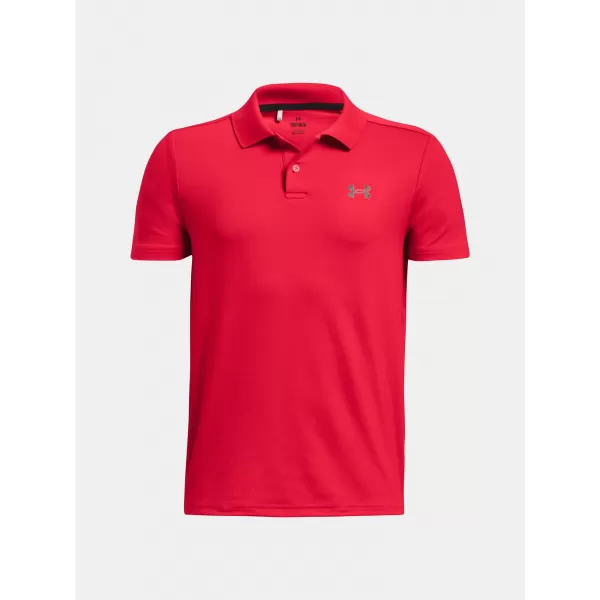 Fantovska majica s kratkimi rokavi UNDER ARMOUR UA PERFORMANCE POLO 1377346-600 RDEČA 