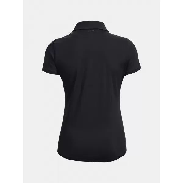  Ženska majica s kratkimi rokavi UNDER ARMOUR UA PLAYOFF SS POLO 1377335-001 ČRNA 