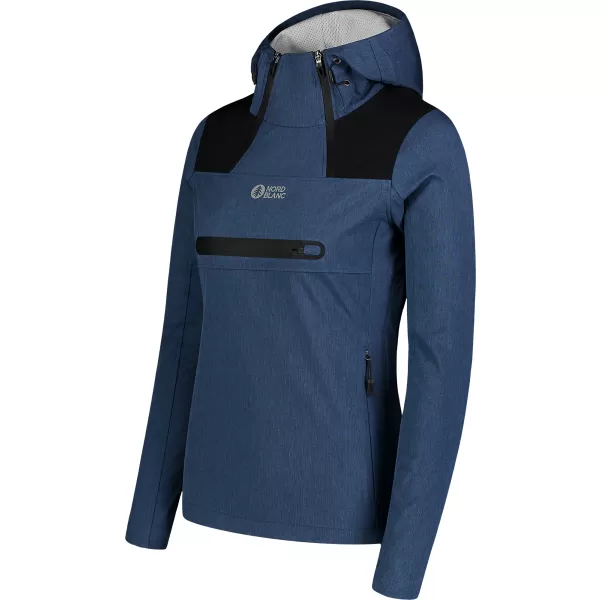  Ženska softshell jakna NORDBLANC KANGAROO NBSSL7895 MODRA 