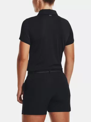 Ženska majica s kratkimi rokavi UNDER ARMOUR UA PLAYOFF SS POLO 1377335-001 ČRNA