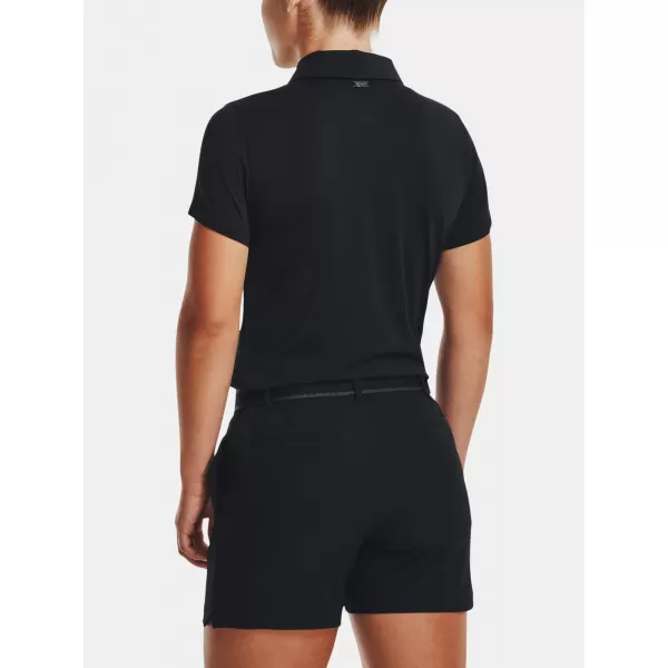  Ženska majica s kratkimi rokavi UNDER ARMOUR UA PLAYOFF SS POLO 1377335-001 ČRNA 