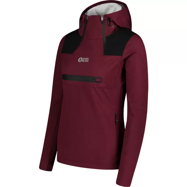  Ženska softshell jakna NORDBLANC KANGAROO NBSSL7895 RDEČA 