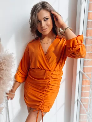 Obleka DSTREET NATI EY2282 ORANŽNA