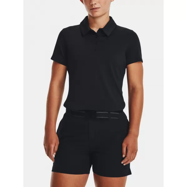  Ženska majica s kratkimi rokavi UNDER ARMOUR UA PLAYOFF SS POLO 1377335-001 ČRNA 