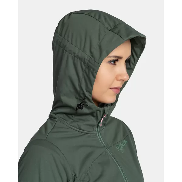  Ženska softshell jakna KILPI BELTRA-W TL0107KI TEMNO ZELENA 