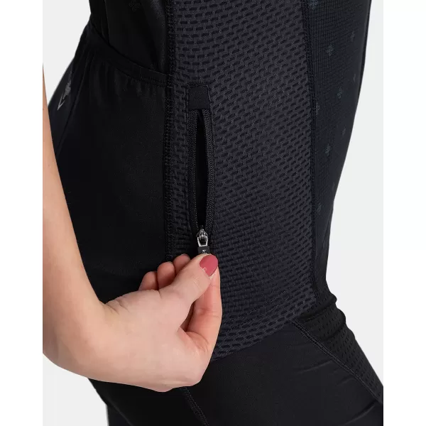  Ženski kolesarski dres KILPI MOATE-W TL0354KI ČRNA 