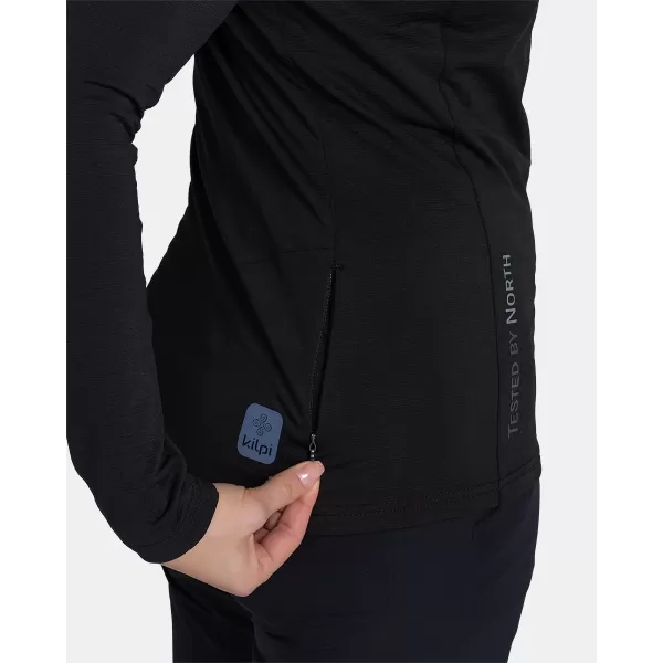  Ženski pulover KILPI MONTALE-W TL0204KI ČRNA 