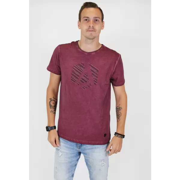  Moška majica s kratkimi rokavi ALTISPORT BARCLAY BORDO 