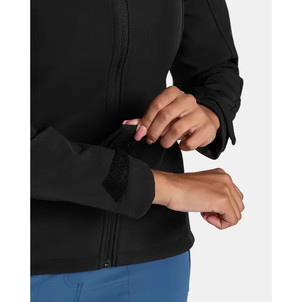  Ženska softshell jakna KILPI RAVIA-W TL0109KI ČRNA 