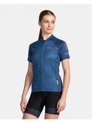 Ženski kolesarski dres KILPI MOATE-W TL0354KI TEMNO MODRA