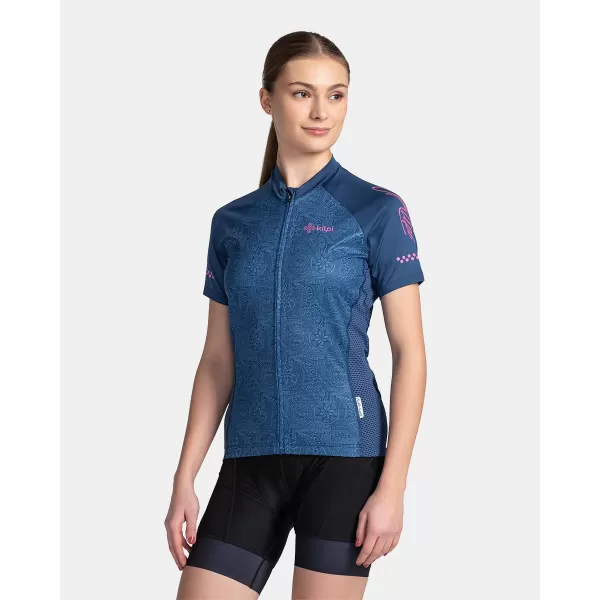  Ženski kolesarski dres KILPI MOATE-W TL0354KI TEMNO MODRA 