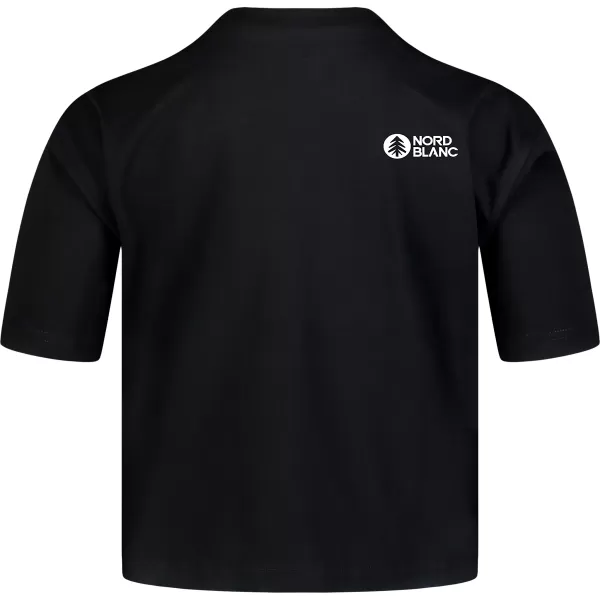  Ženski kratki top NORDBLANC CROPTOP NBSLT7819 ČRNA 