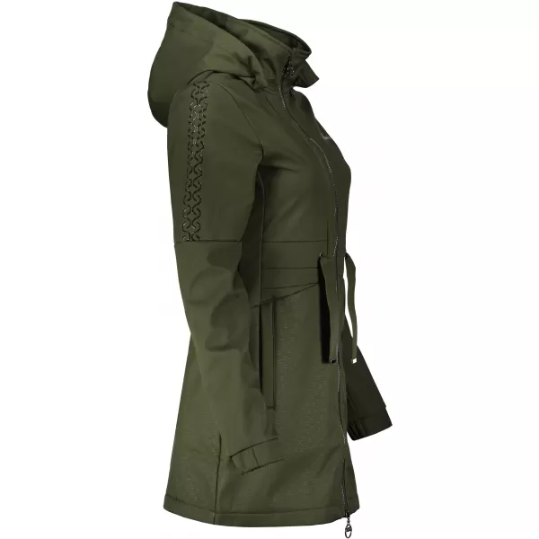  Ženski softshell plašč KIXMI RHODIE VOJAŠKI 