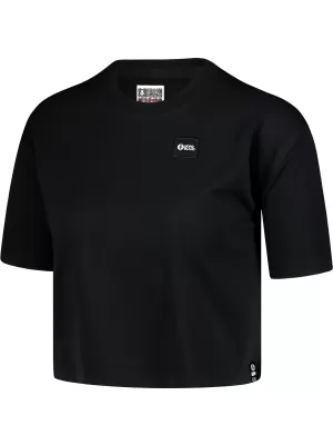 Ženski kratki top NORDBLANC CROPTOP NBSLT7819 ČRNA