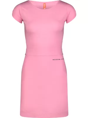Obleka NORDBLANC WAISTLINE NBSLD7805 ROZA