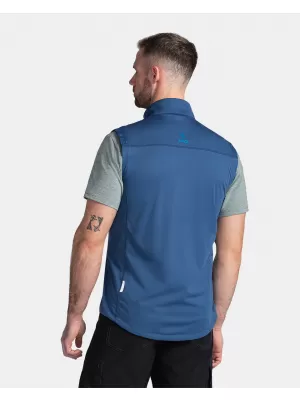 Moški softshell telovnik KILPI RIELLO-M TM0111KI TEMNO MODRA