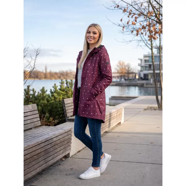  Ženska jesenska jakna ALTISPORT OWEDA LJCB628 BORDO 