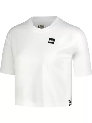Ženski kratki top NORDBLANC CROPTOP NBSLT7819 BELA