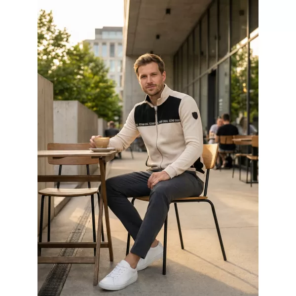  Moški pulover KIXMI REUBEN SVETLO BEŽ 