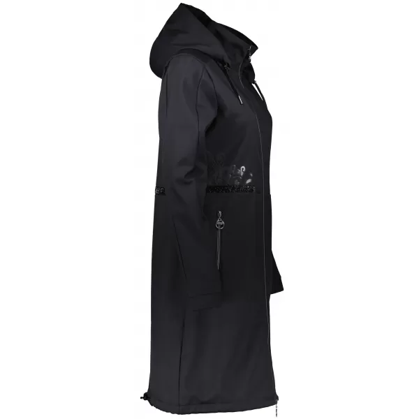  Ženski softshell plašč KIXMI RITA ČRNA 