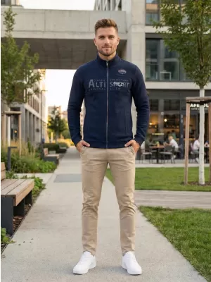 Moški pulover ALTISPORT BLAKE TEMNO MODRA