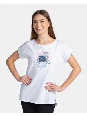 Ženska majica s kratkimi rokavi KILPI NELLIM-W TL0363KI BELA