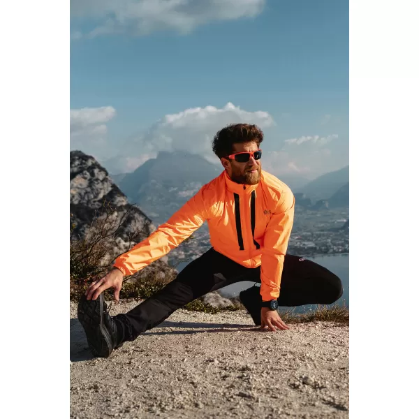  Moška športna jakna NORDBLANC SECURED NBSJM7898 ŠOKANTNO ORANŽNA 