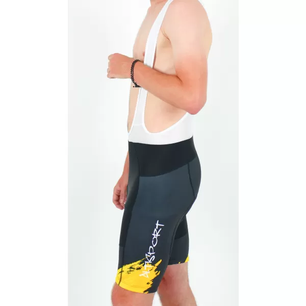  Moške vrhunske kolesarske hlače ALTISPORT SWE/ALM01S13 RUMENA 