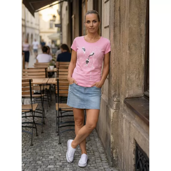  Dámské triko ALTISPORT CARRYOVER ALW182122 SVĚTLE RŮŽOVÁ 