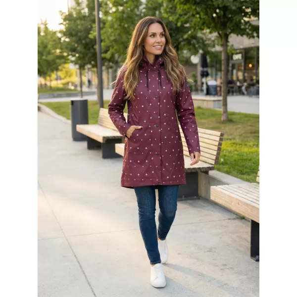  Ženska jesenska jakna ALTISPORT OWEDA LJCB628 BORDO 