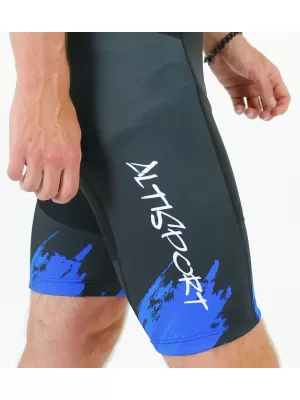 Moške vrhunske kolesarske hlače ALTISPORT SWE/ALM01S13 MODRA