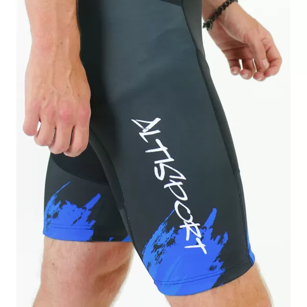  Moške vrhunske kolesarske hlače ALTISPORT SWE/ALM01S13 MODRA 