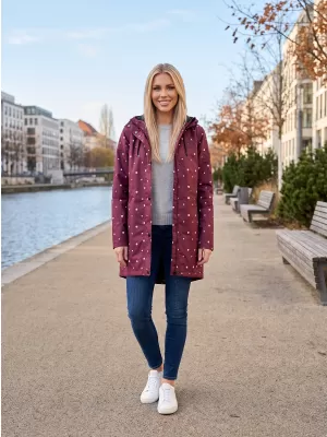 Ženska jesenska jakna ALTISPORT OWEDA LJCB628 BORDO
