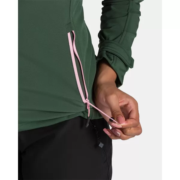  Ženska softshell jakna KILPI RAVIA-W TL0109KI TEMNO ZELENA 