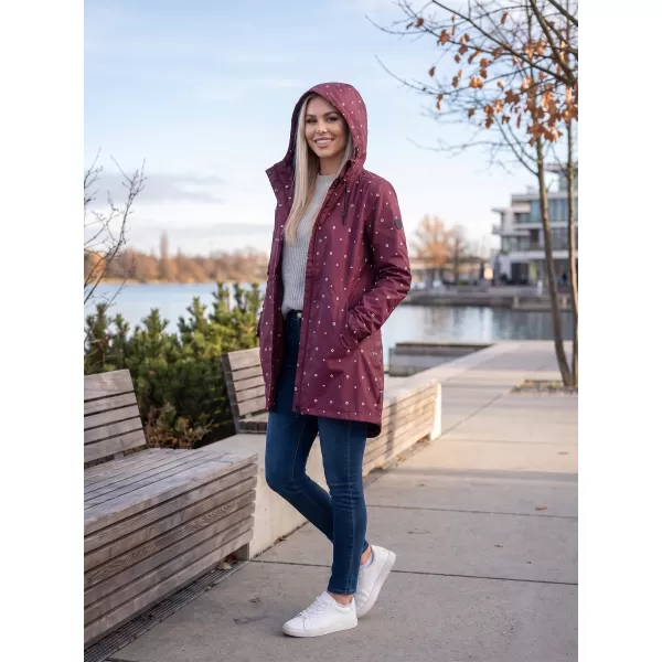  Ženska jesenska jakna ALTISPORT OWEDA LJCB628 BORDO 