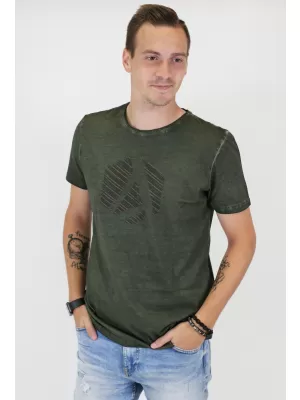 Moška majica s kratkimi rokavi ALTISPORT BARCLAY KAKI