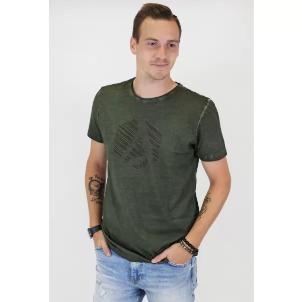  Moška majica s kratkimi rokavi ALTISPORT BARCLAY KAKI 