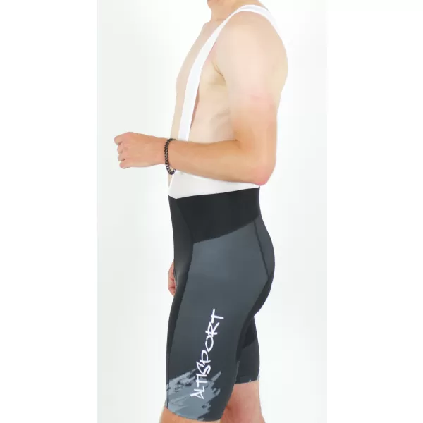 Moške vrhunske kolesarske hlače ALTISPORT SWE/ALM01S13 TEMNO SIVA 