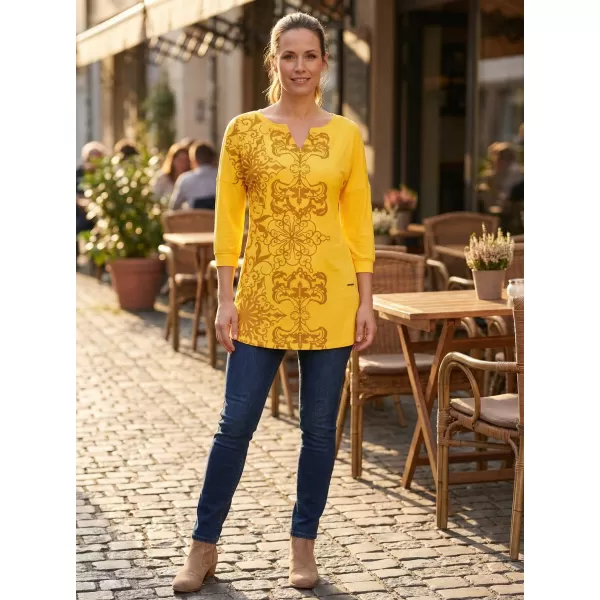  Ženska majica s kratkimi rokavi ALTISPORT BLANCH RUMENA 