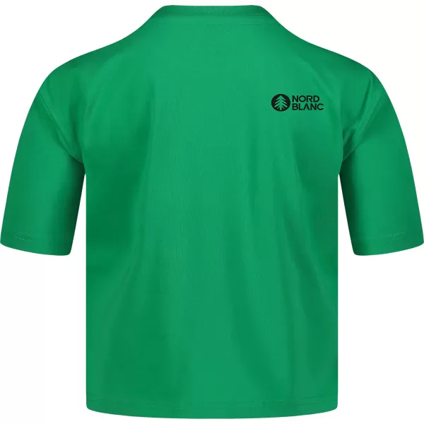  Ženski kratki top NORDBLANC CROPTOP NBSLT7819 ZELENA 