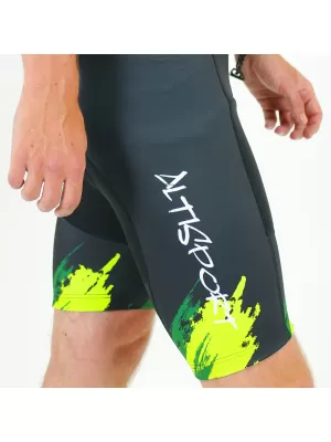 Moške vrhunske kolesarske hlače ALTISPORT SWE/ALM01S13 ZELENA