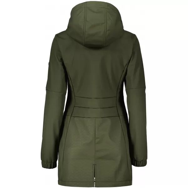  Ženski softshell plašč KIXMI RHODIE VOJAŠKI 